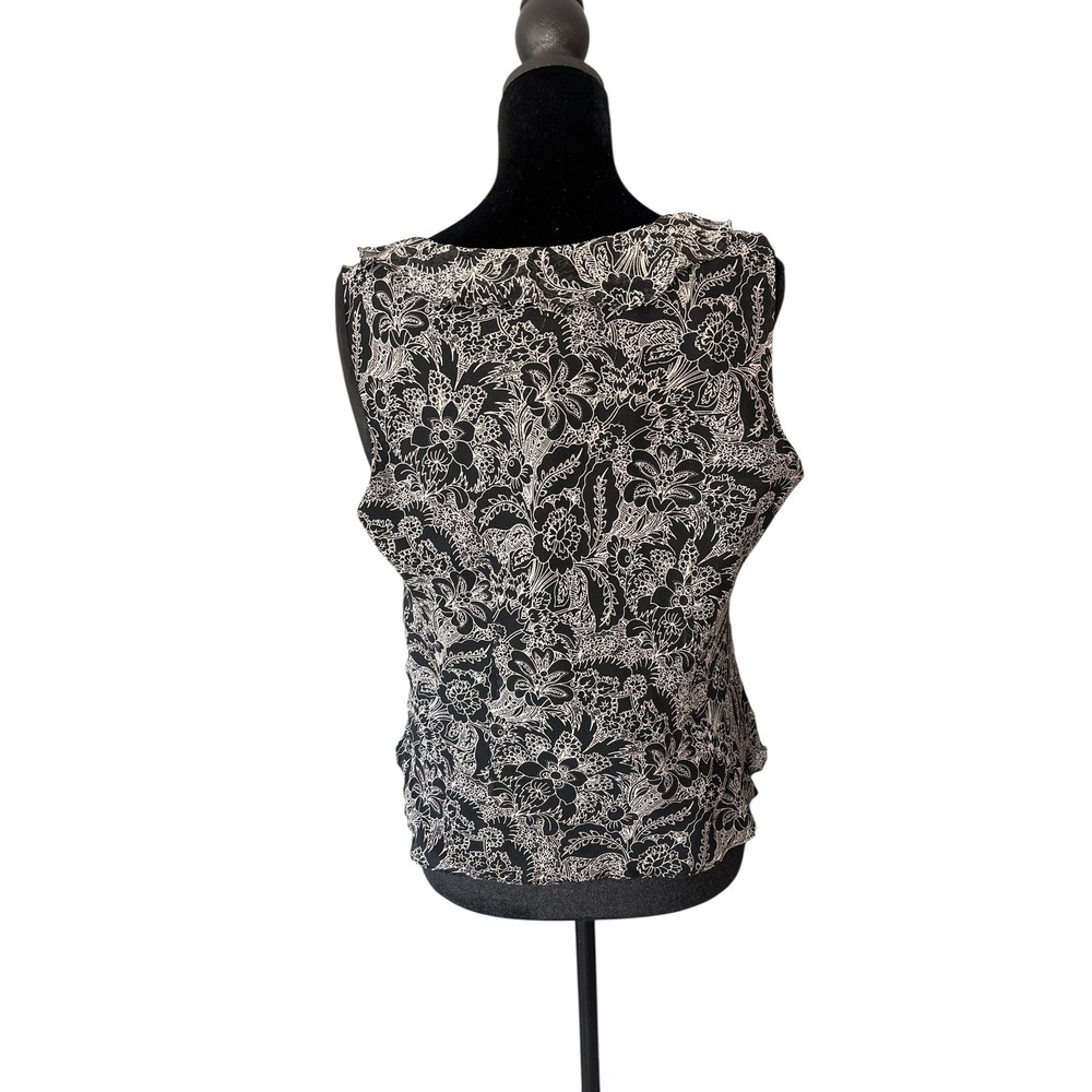 Y2K‎ Vintage Silk Beaded Fairy Top - Picture 4 of 5